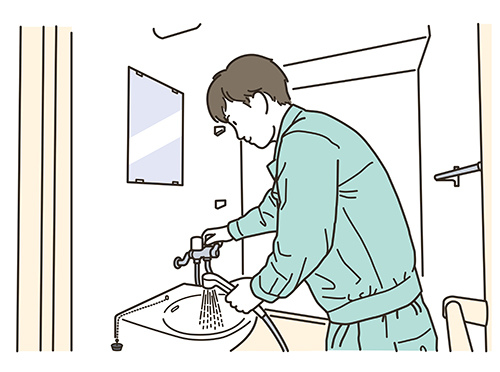 水回りクリーニングメニュー