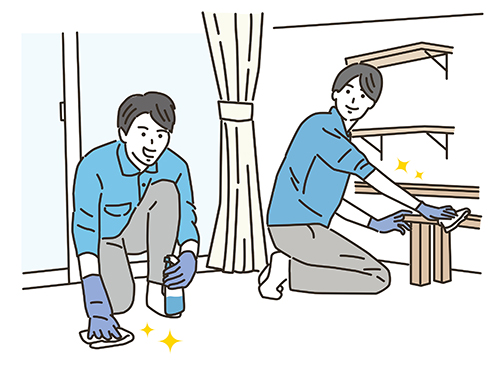 お部屋回りクリーニング